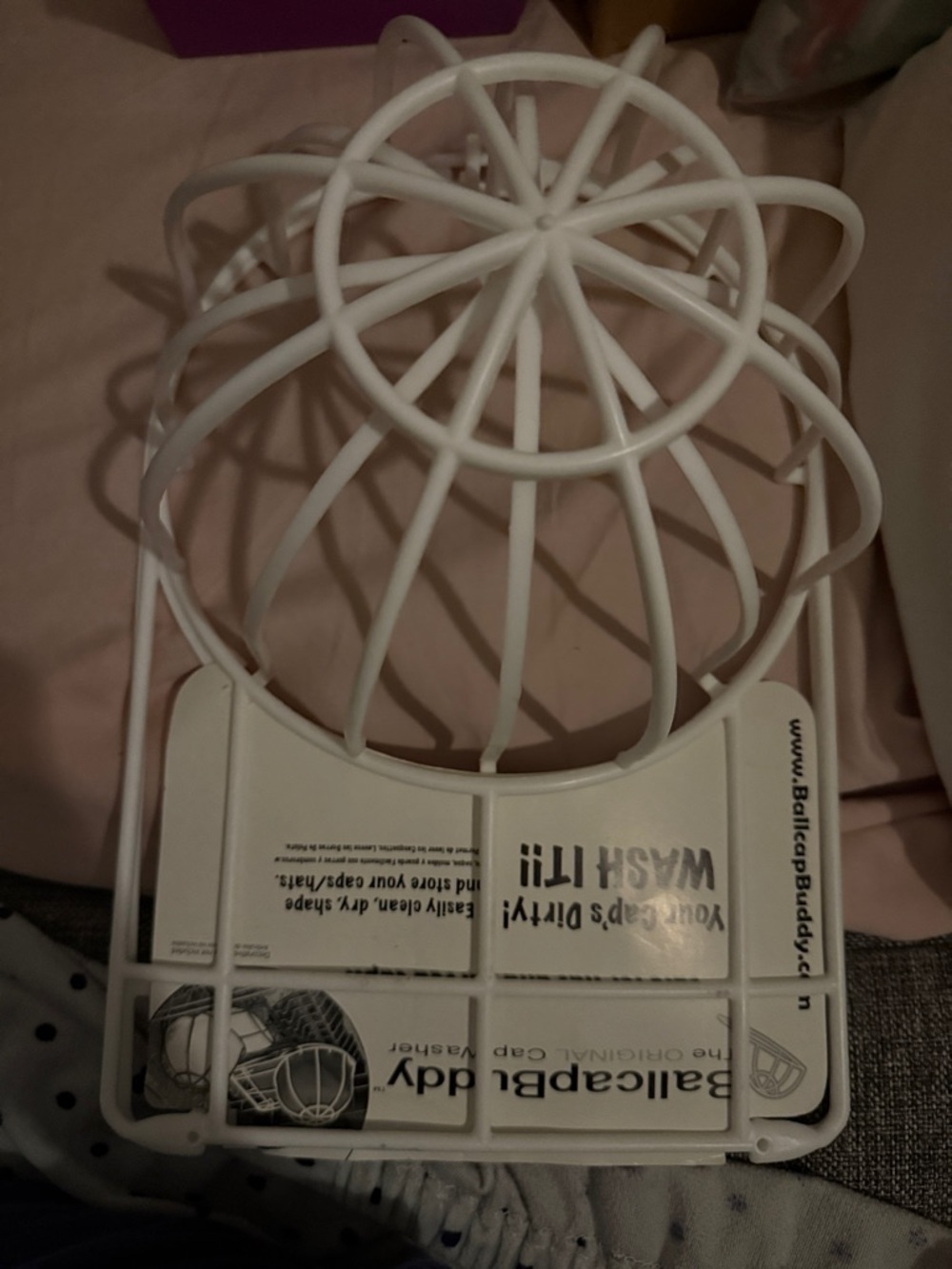 BallcapBuddy Cap Washer in White
